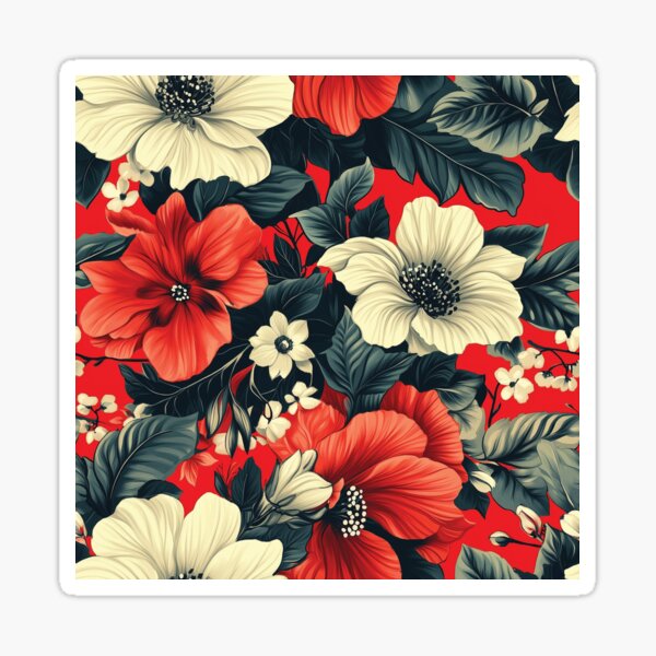 Item preview, Christmas Florals - IV designed and sold by Ashley-and-Coco.