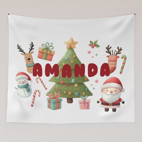 Item preview, Christmas Name Amanda - personalized designed and sold by karolinahinc.