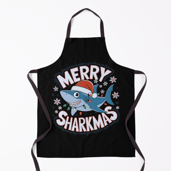 Item preview, Merry Sharkmas Shark Santa Ugly Christmas T shirt Boys Xmas designed and sold by luannsemmsobre.