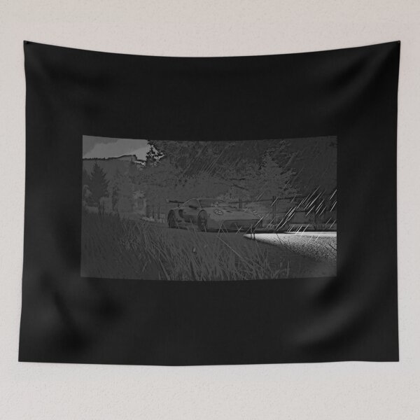 Item preview, Porsche through the rain sketch designed and sold by MotoRitual.