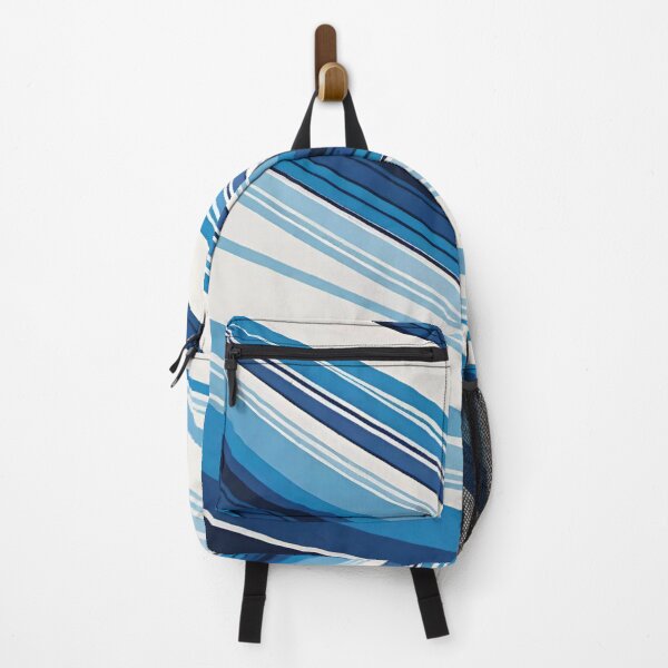 Item preview, stripes blue and white 3 designed and sold by blackwhiteblue.