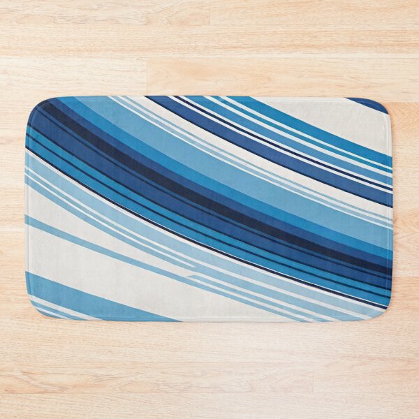 Item preview, stripes blue and white 3 designed and sold by blackwhiteblue.