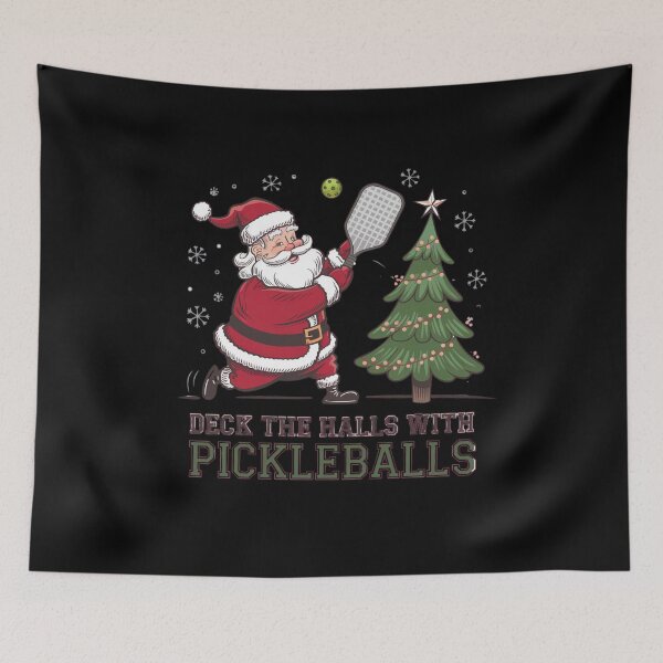 Item preview, Deck The Hall With Pickleball designed and sold by Mateusz Majcherek.