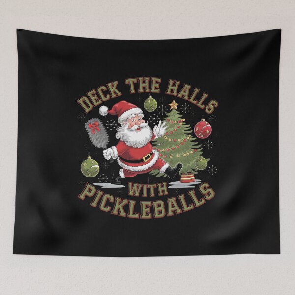 Item preview, Deck The Hall With Pickleball designed and sold by Mateusz Majcherek.