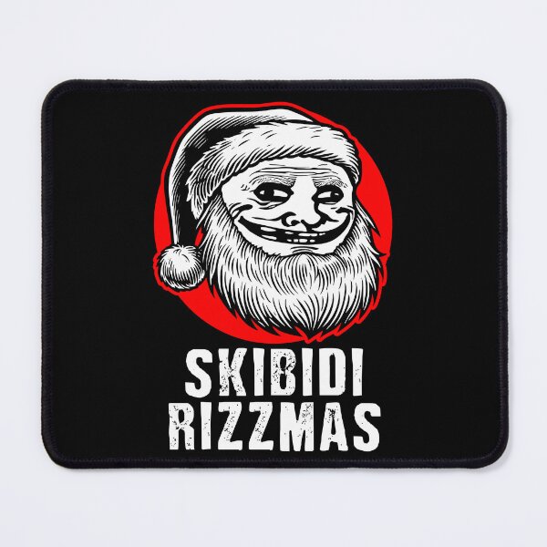 Item preview, Skibidi Rizzmas Funny Santa Meme designed and sold by Victor Shadehorn.