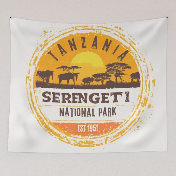 Item preview, Serengeti National Park - Tanzania  designed and sold by GoodOldVintage.