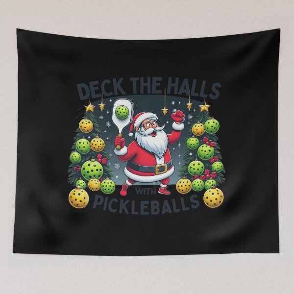 Item preview, Deck The Hall With Pickleball designed and sold by Mateusz Majcherek.