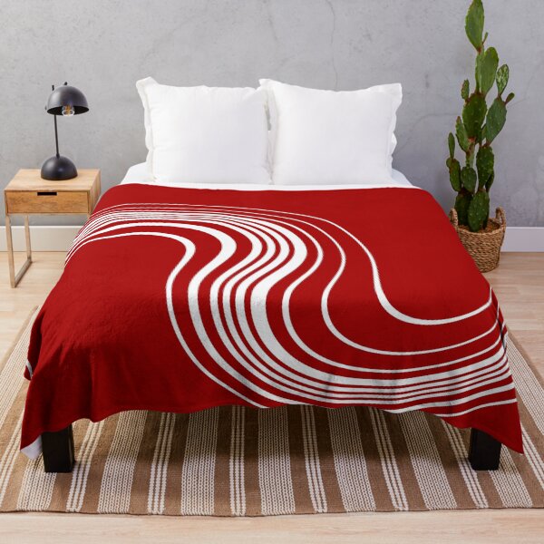 Item preview, Simple Swirl in Red and White designed and sold by LAEC-Shop.