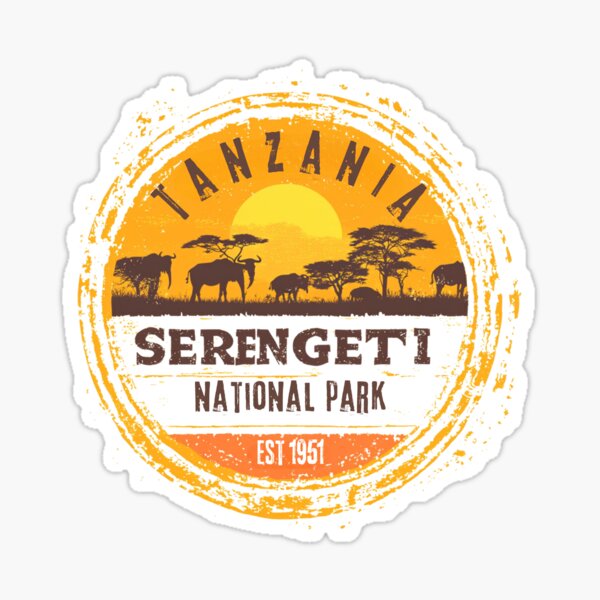 Item preview, Serengeti National Park - Tanzania  designed and sold by GoodOldVintage.