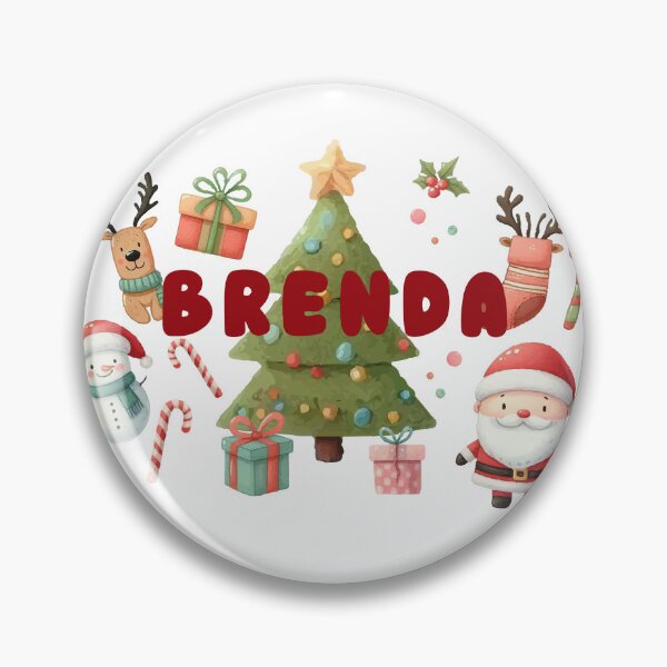 Item preview, Christmas Name Brenda - personalized designed and sold by karolinahinc.