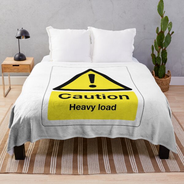 Item preview, Caution: Heavy Load Sign (on white) designed and sold by STUDIO-72.
