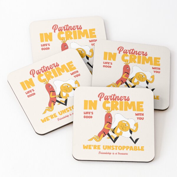Item preview, Partners In Crime designed and sold by Fanverse Merchandise.