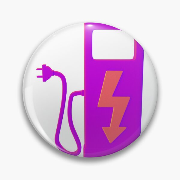 Item preview, Modern Electric Charging Station Symbol Design VII designed and sold by PunktLE.
