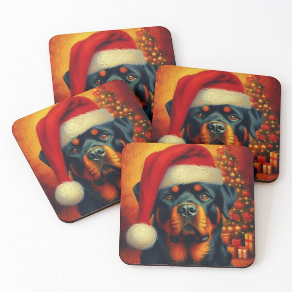 Item preview, Santa Rottweiler designed and sold by 123ks.