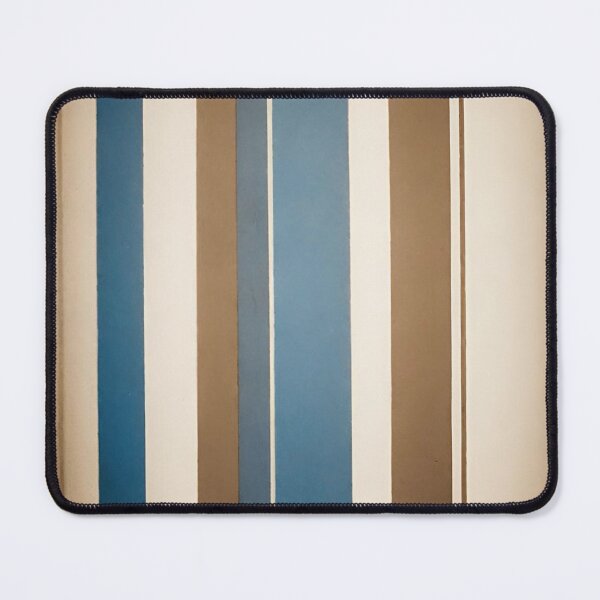 Item preview, striped pattern blue-brown designed and sold by blackwhiteblue.