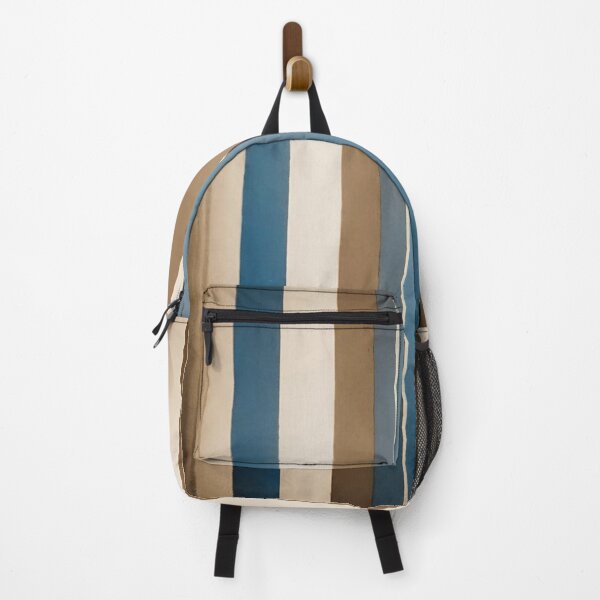 Item preview, striped pattern blue-brown designed and sold by blackwhiteblue.