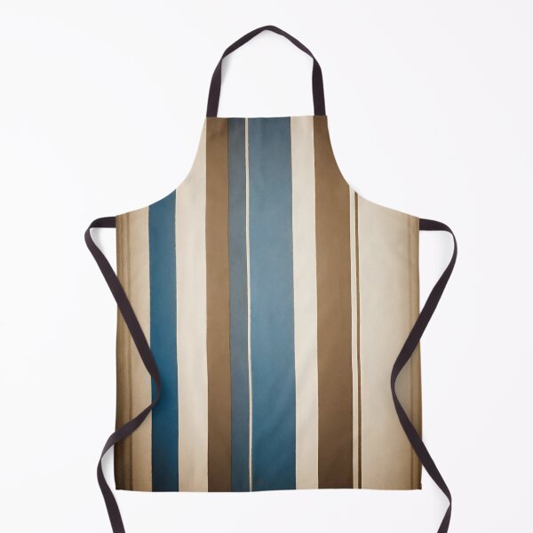 Item preview, striped pattern blue-brown designed and sold by blackwhiteblue.