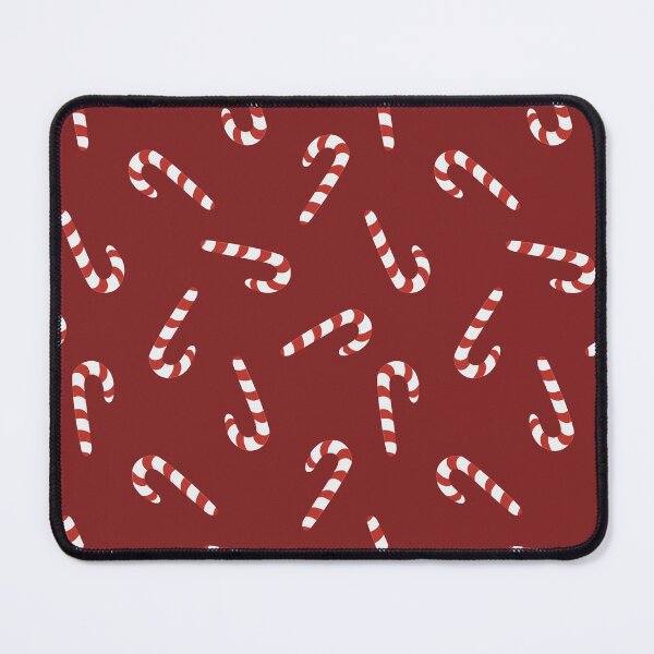 Item preview, Holiday candy canes Dark Red background designed and sold by trefail.