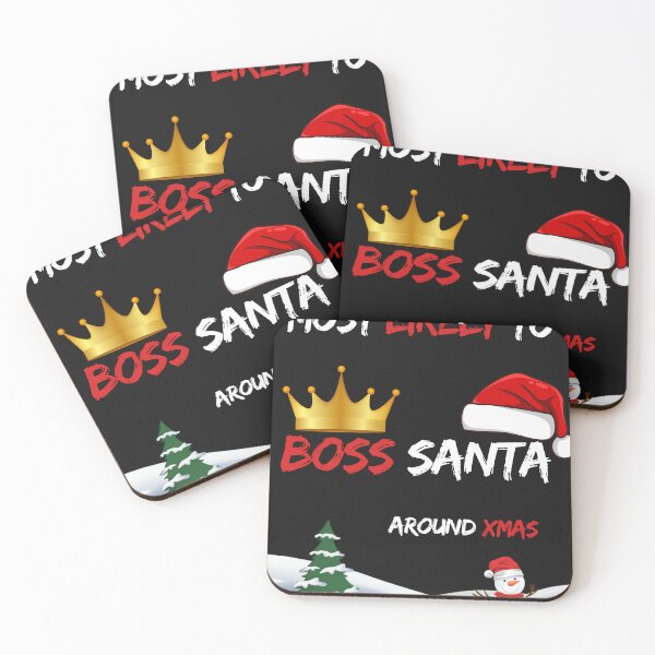 Item preview, Most Likely To Boss Santa Around Xmas designed and sold by 1fudluk.