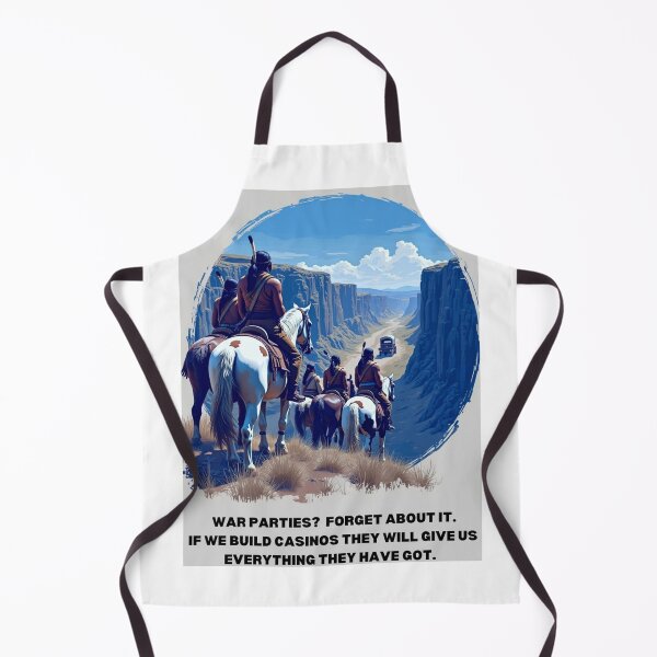 Item preview, "Historical Entrepreneurship 1800s" Native american War Party designed and sold by SJZDesign.