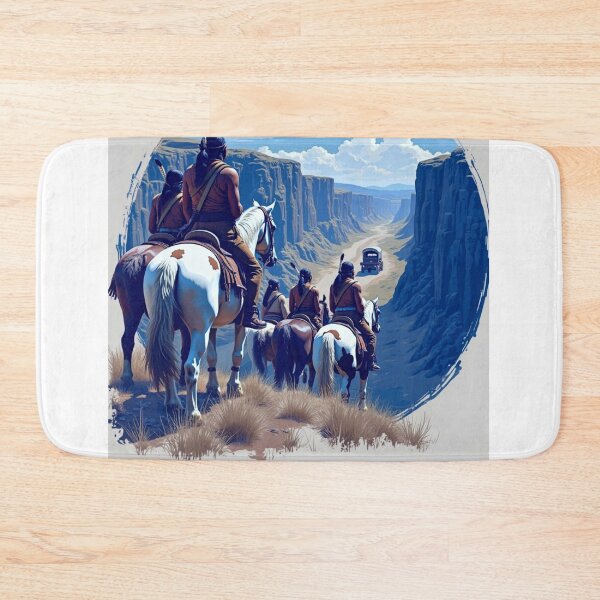Item preview, "Historical Entrepreneurship 1800s" Native american War Party designed and sold by SJZDesign.