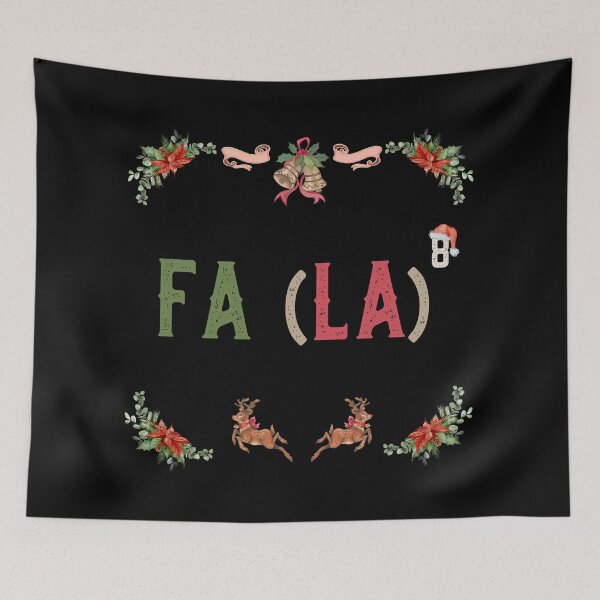 Item preview, FA (LA)8 Math Teacher Christmas Music designed and sold by Mat-Designs.