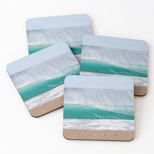 Item preview, Cresting Turquoise Wave with Spray designed and sold by kreativejooce.
