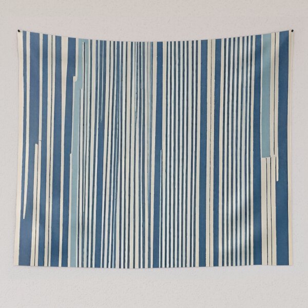 Item preview, striped pattern blue and white 4 designed and sold by blackwhiteblue.