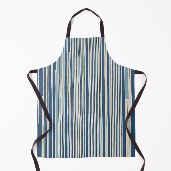 Item preview, striped pattern blue and white 4 designed and sold by blackwhiteblue.