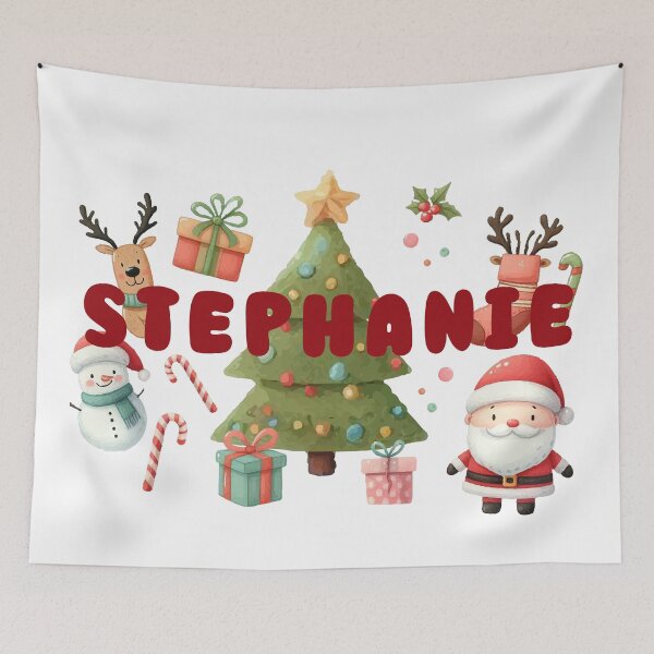 Item preview, Christmas Name Stephanie - personalized designed and sold by karolinahinc.