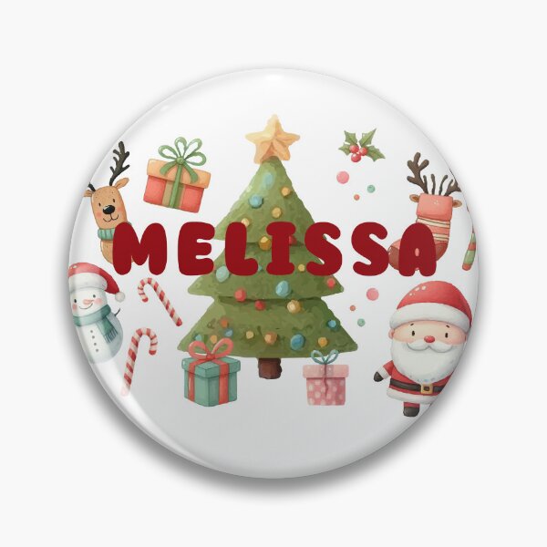Item preview, Christmas Name Melissa- personalized designed and sold by karolinahinc.