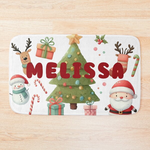 Item preview, Christmas Name Melissa- personalized designed and sold by karolinahinc.