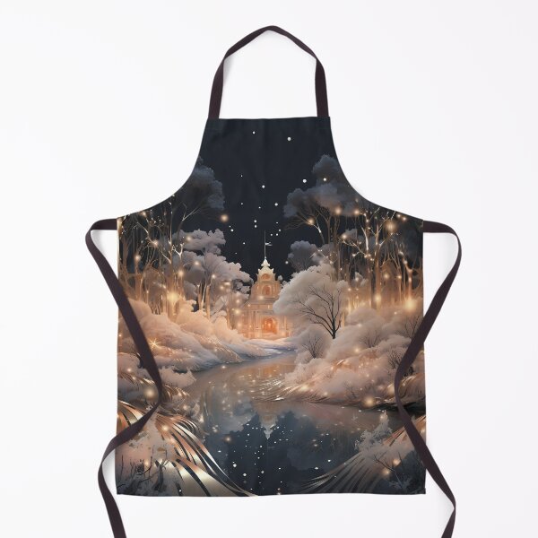 Item preview, Winter landscape. Castle in the forest. designed and sold by MagelliShop.