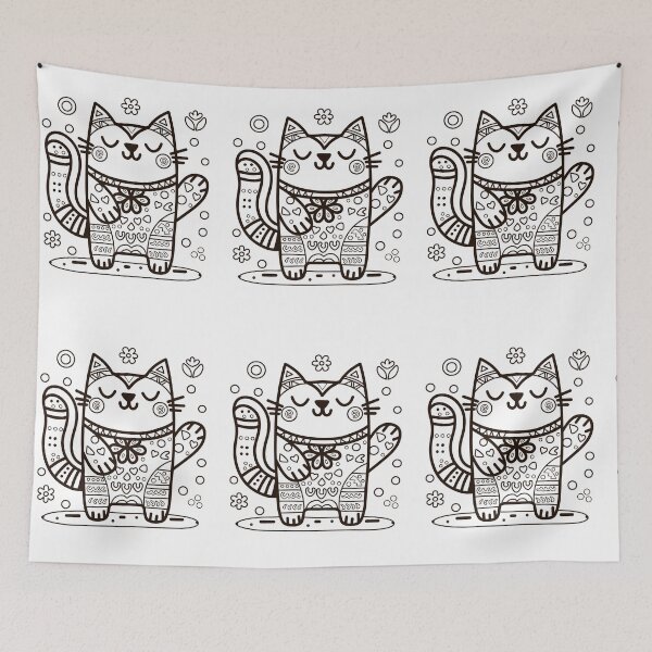 Item preview, KittyKat - Cute Colorful KittyCat designed and sold by KittyKatCats.