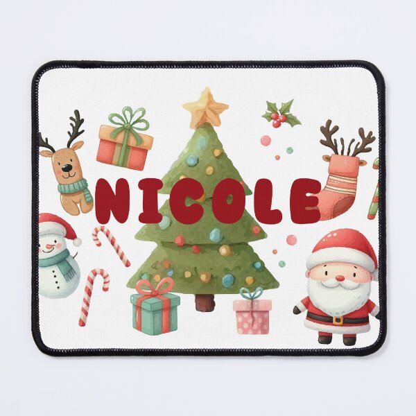 Item preview, Christmas Name Nicole- personalized designed and sold by karolinahinc.
