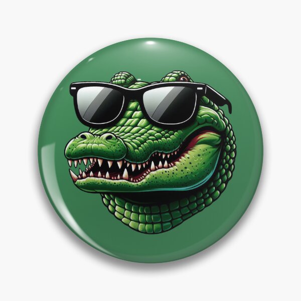Item preview, Crocodile With Sunglasses designed and sold by Myra365Art.