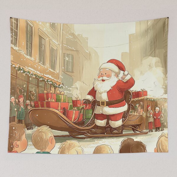 Item preview, Santa's Holiday Parade designed and sold by NomadicDreamer.