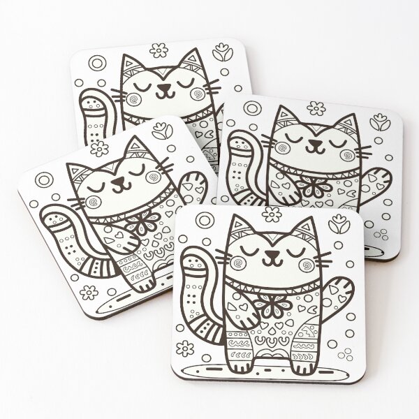 Item preview, KittyKat - Cute Colorful KittyCat designed and sold by KittyKatCats.