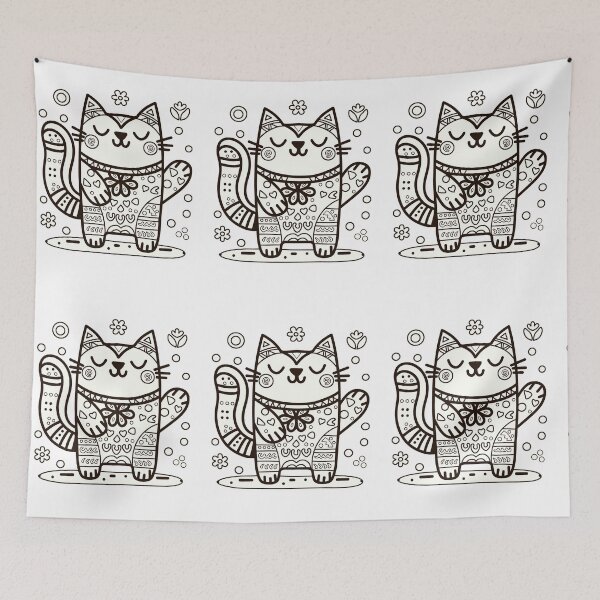 Item preview, KittyKat - Cute Colorful KittyCat designed and sold by KittyKatCats.