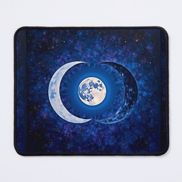 Item preview, Blue Triple Moon  designed and sold by Earth Nature Creations.