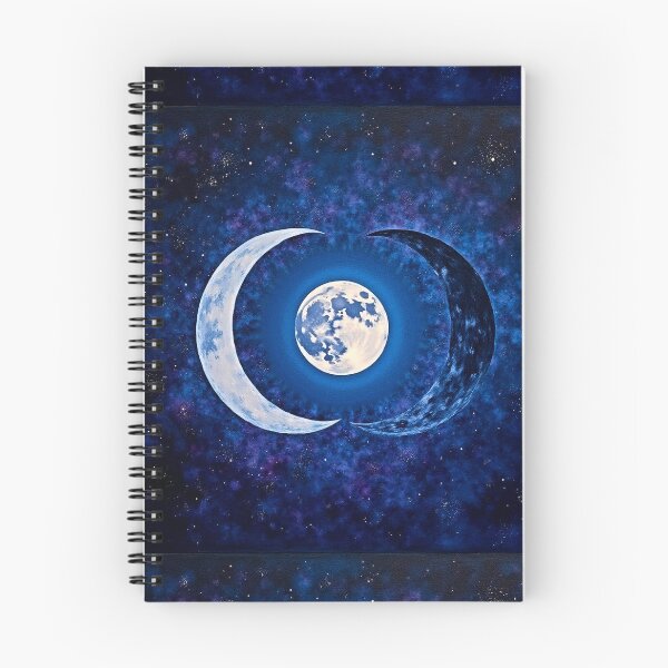 Item preview, Blue Triple Moon  designed and sold by Earth Nature Creations.