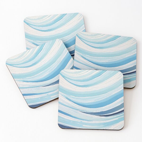 Item preview, striped pattern blue and white 5 designed and sold by blackwhiteblue.