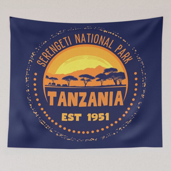 Item preview, Serengeti National Park - Tanzania  designed and sold by GoodOldVintage.