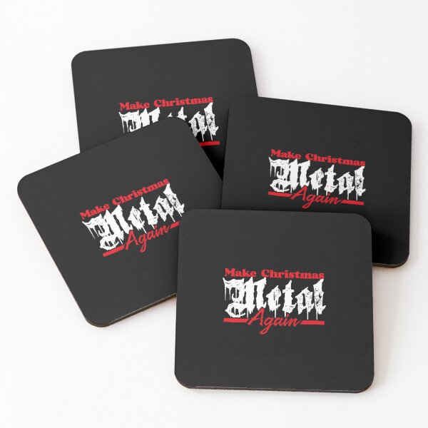 Item preview, Make Christmas Metal Again - White Font design meme designed and sold by N3F1.