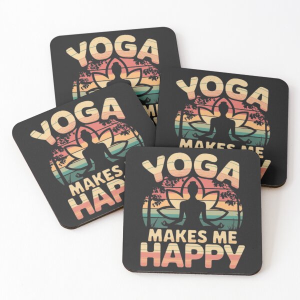 Item preview, Yoga makes me happy designed and sold by 123ks.