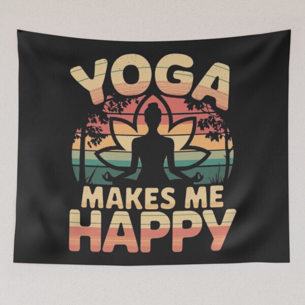 Item preview, Yoga makes me happy designed and sold by 123ks.