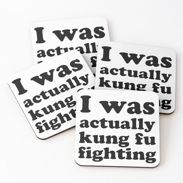 Item preview, I was actually kung fu fighting - Surely not - Black designed and sold by IfDesignGroup.
