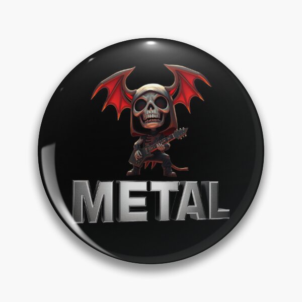 Item preview, Kawaii Death, Heavy Metal, Anime Skull Guy designed and sold by Burn-Ego.