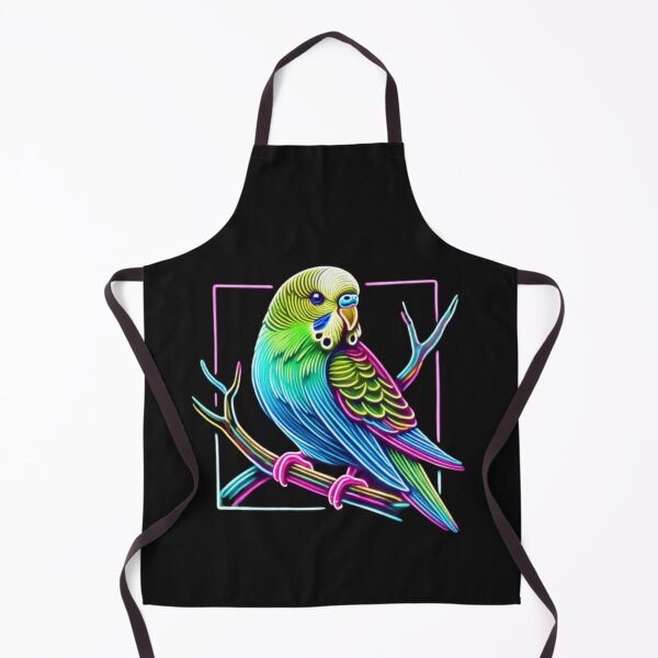 Item preview, Neon Budgerigar: A Vibrant Tribute for Parrot Lovers designed and sold by Ver-Payah.