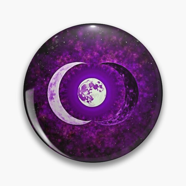 Item preview, Purple Triple Moon  designed and sold by Earth Nature Creations.